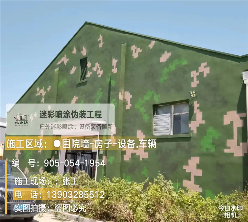 昌平外墙数码迷彩漆施工报价清单（100㎡标准墙面测算）
